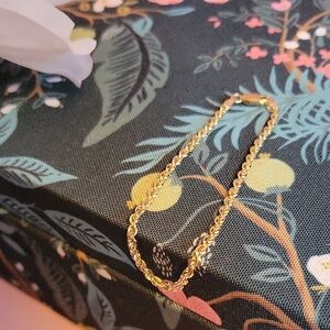 Italian 9k Gold Chain Bracelet